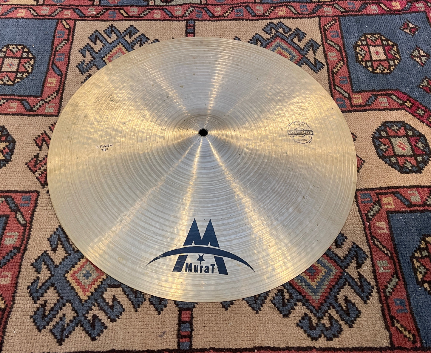 18" Murat Diril Renaissance Crash Cymbal Made In Turkey Hand Hammered 1756g *Video Demo*