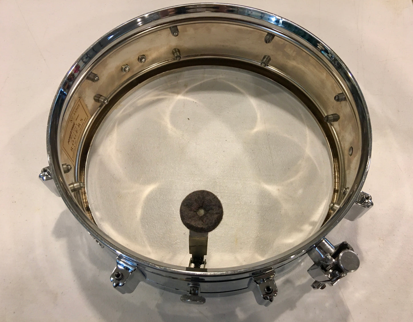1966 Rogers 5x14 Powertone Snare Drum Cleveland Era COB