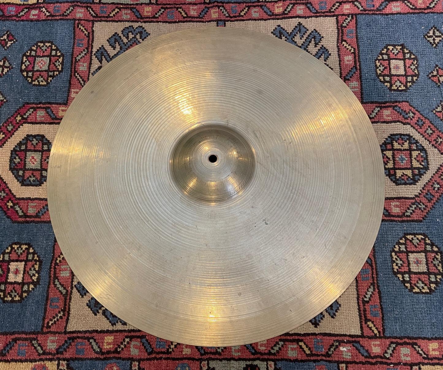 22" Zildjian A 1950s Large Block Stamp Ride Cymbal 2594g #863