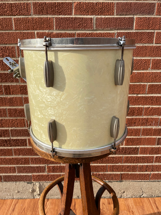 Slingerland 12x14 Radio King Tom Drum White Marine Pearl