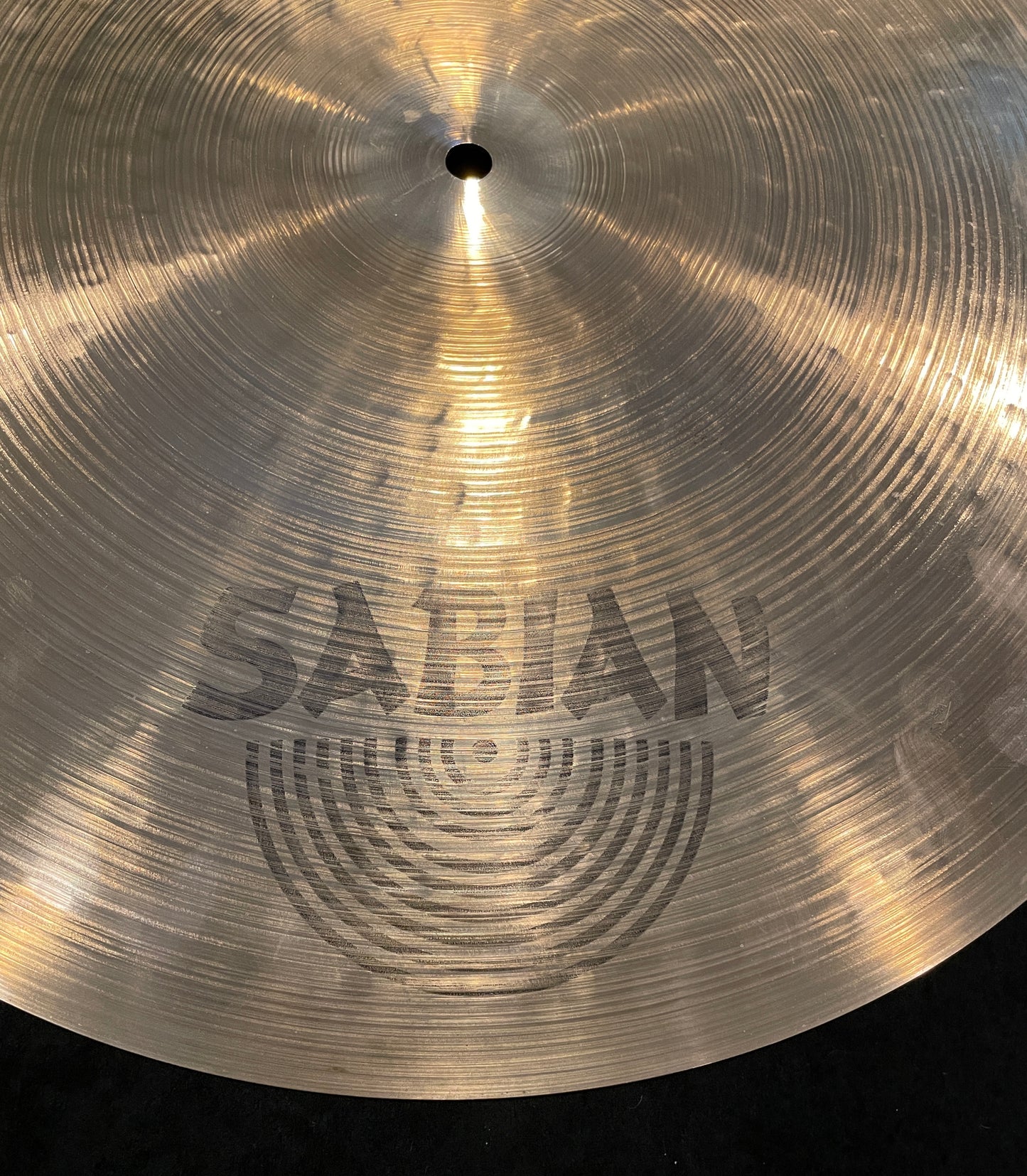 20" Sabian Hand Hammered HH Flat Bell Ride Cymbal 2364g