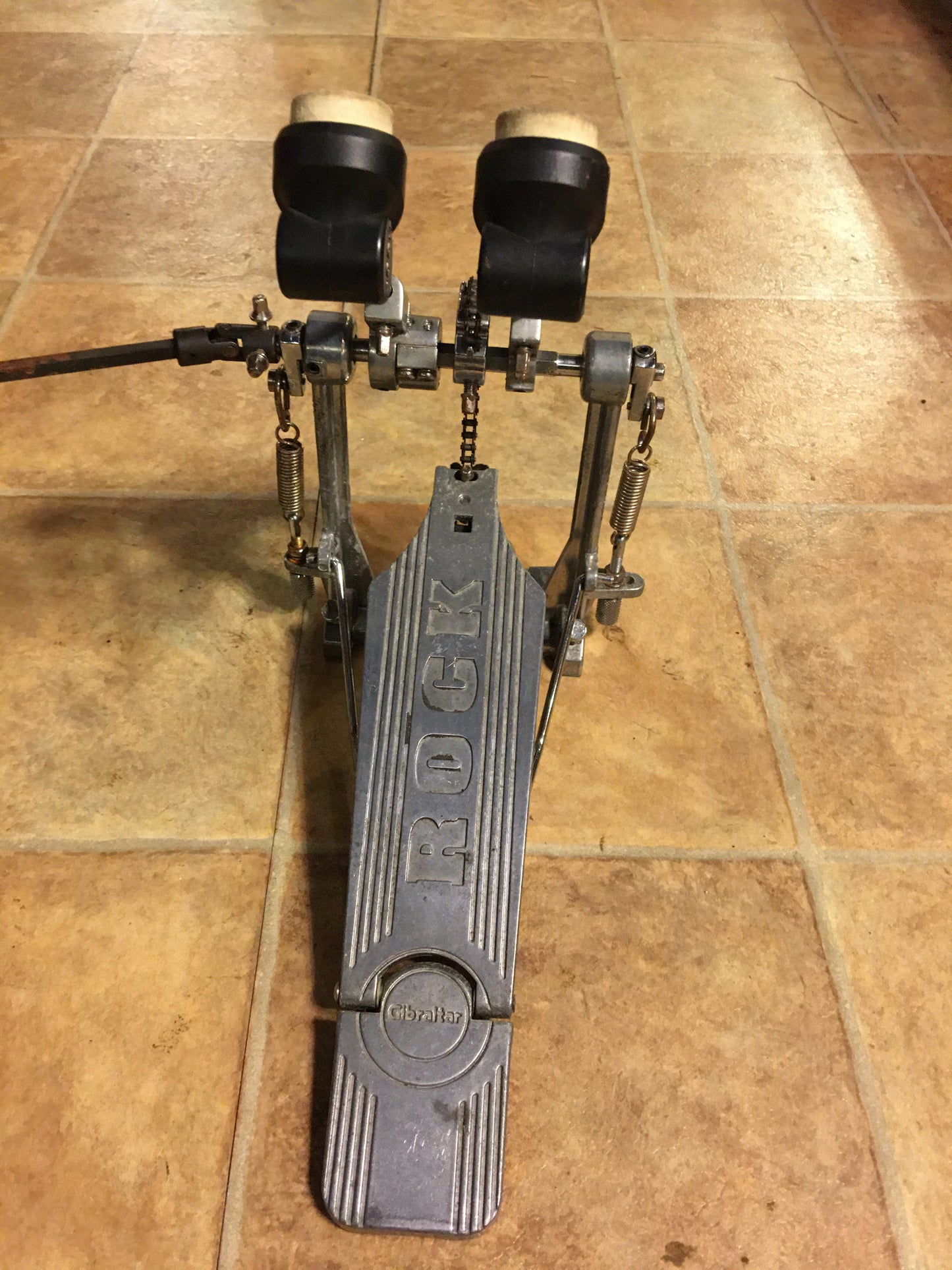 Vintage Gibraltar RBG2-11DB Rock Double Bass Drum Pedal