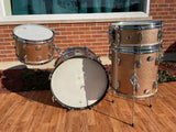 1960s Gretsch Progressive Jazz Drum Set Champagne Sparkle