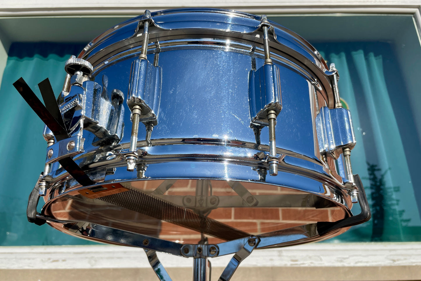 1970s Rogers Big R Super Ten 6.5x14 Snare Drum