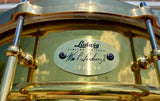 N.O.S. 2000 Ludwig 6.5x14 Limited Edition Brass Supraphonic Millennium Snare Drum #20 of 100