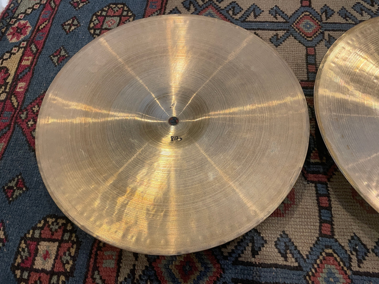 14" Paiste 1985 2002 Medium Hi-Hat Cymbal Pair 812g/982g