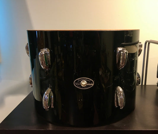 1970s Slingerland 9x13 Tom Drum Shell Black