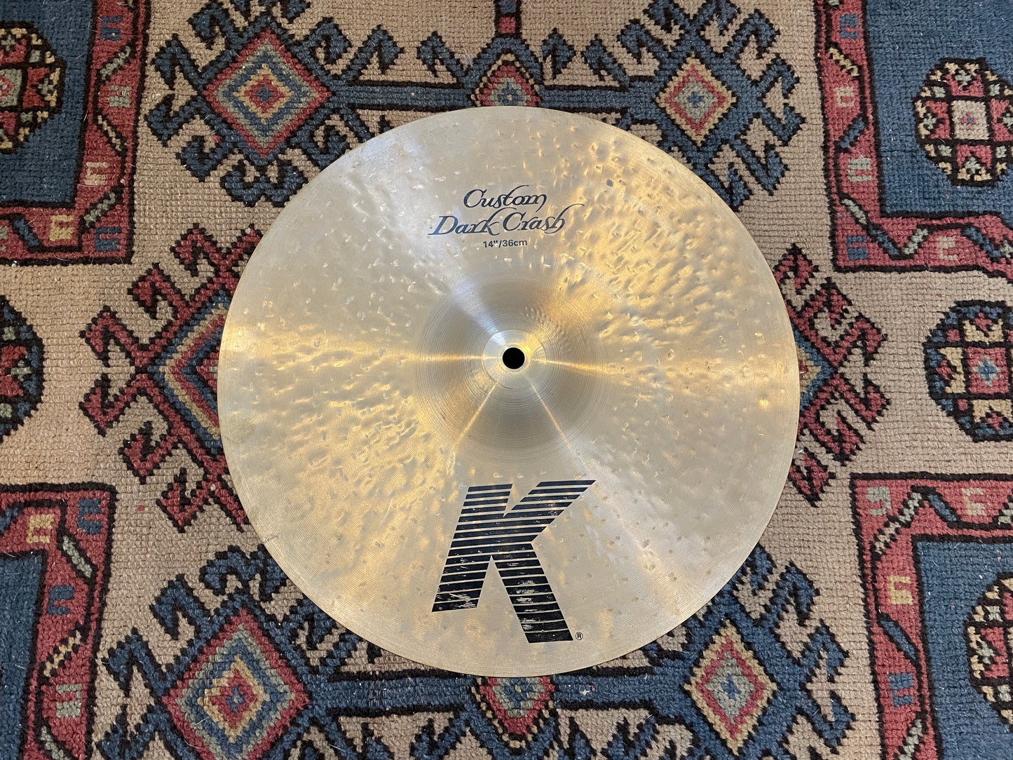 14" Zildjian K Custom Dark Crash Cymbal 728g K0949