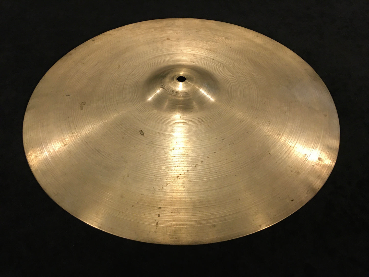 16" Zildjian A 1947-53 Trans Stamp Crash or Hi-Hat Cymbal 1014g #630