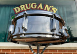 1960s Slingerland No. 130 Gene Krupa 5x14 Sound King Chrome Over Brass Snare Drum w/ Zoomatic Strainer