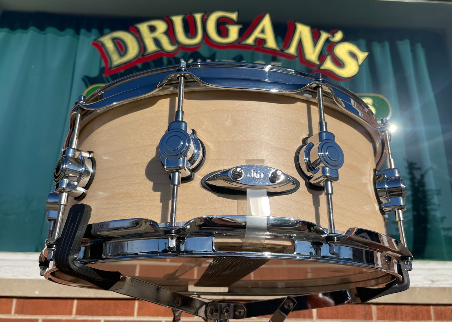 DW Performance Series 5.5x14 Snare Drum Natural Satin Oil Drum Workshop