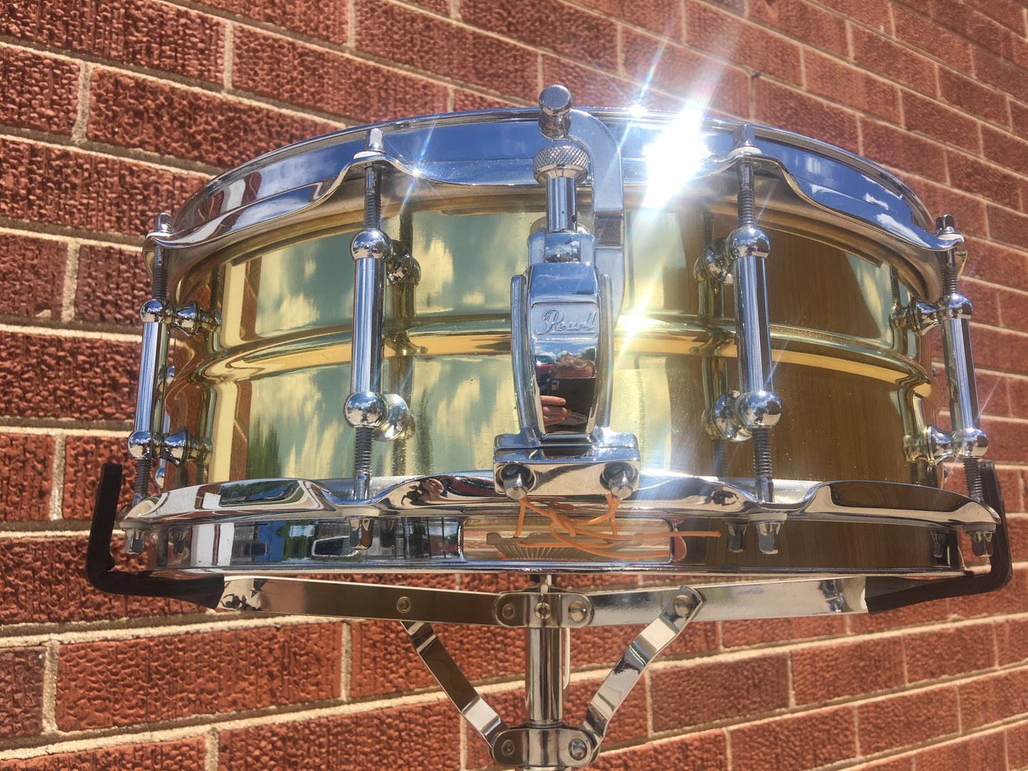 Pearl SensiTone 5x14 Brass Snare Drum w/ Tube Lugs