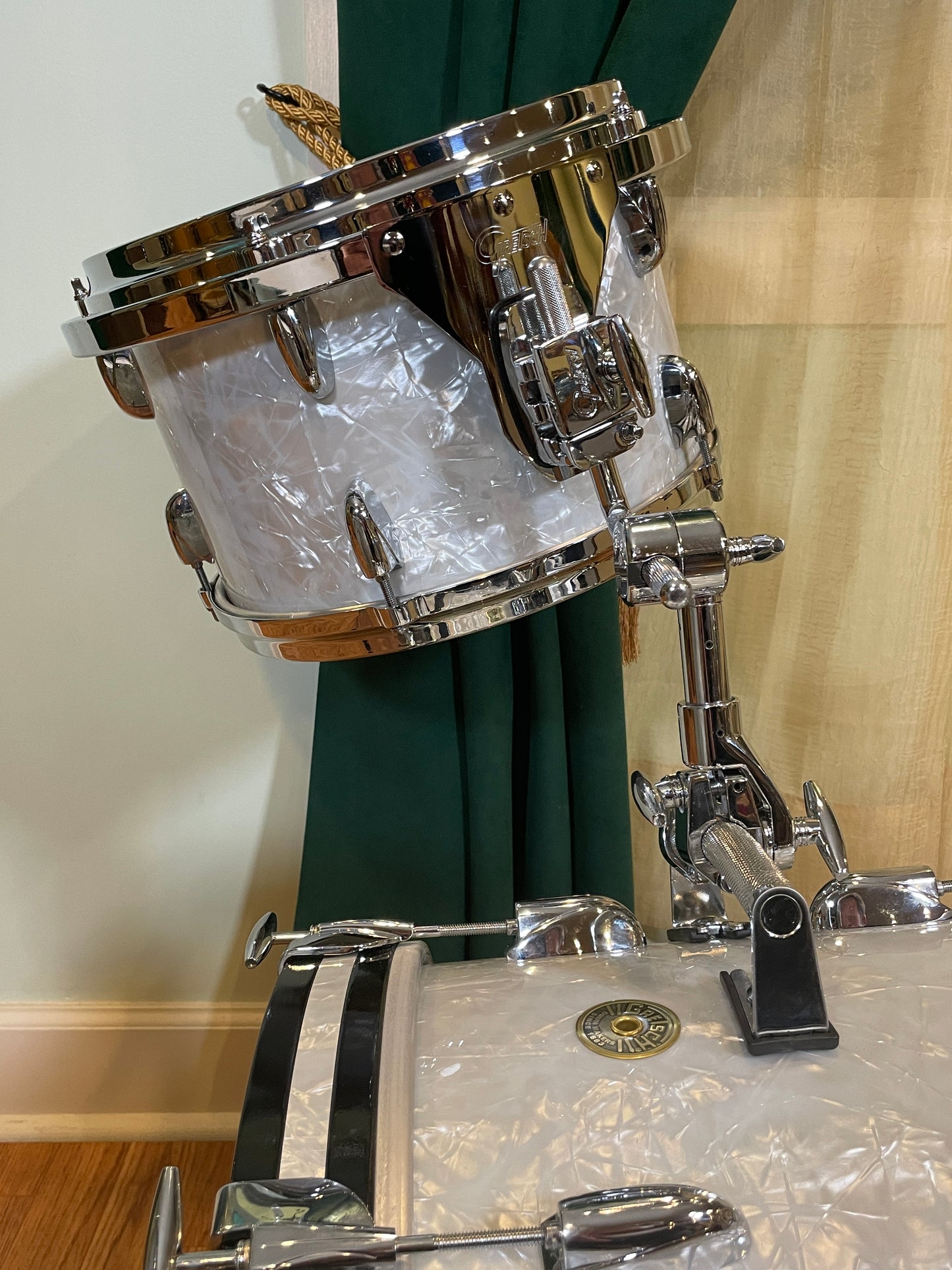 Gretsch USA Custom Bop Set White "60's Marine Pearl" 12x18/8x12/14x14
