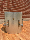 1960s Ludwig 14x14 Club Date Floor Tom Drum Silver Sparkle