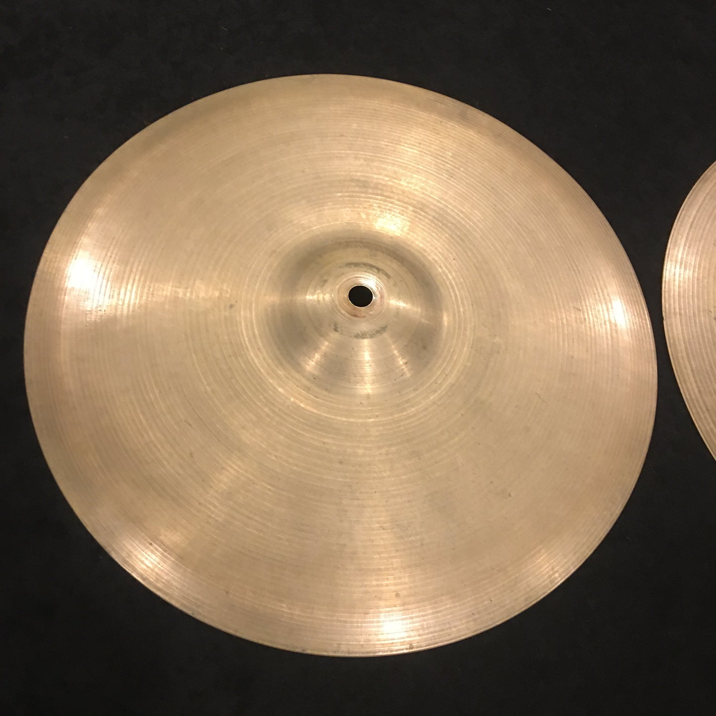 14" Zildjian A 1950s Factory Matched Flange Hi-Hat Cymbals 792/828g #639 *Sound File*