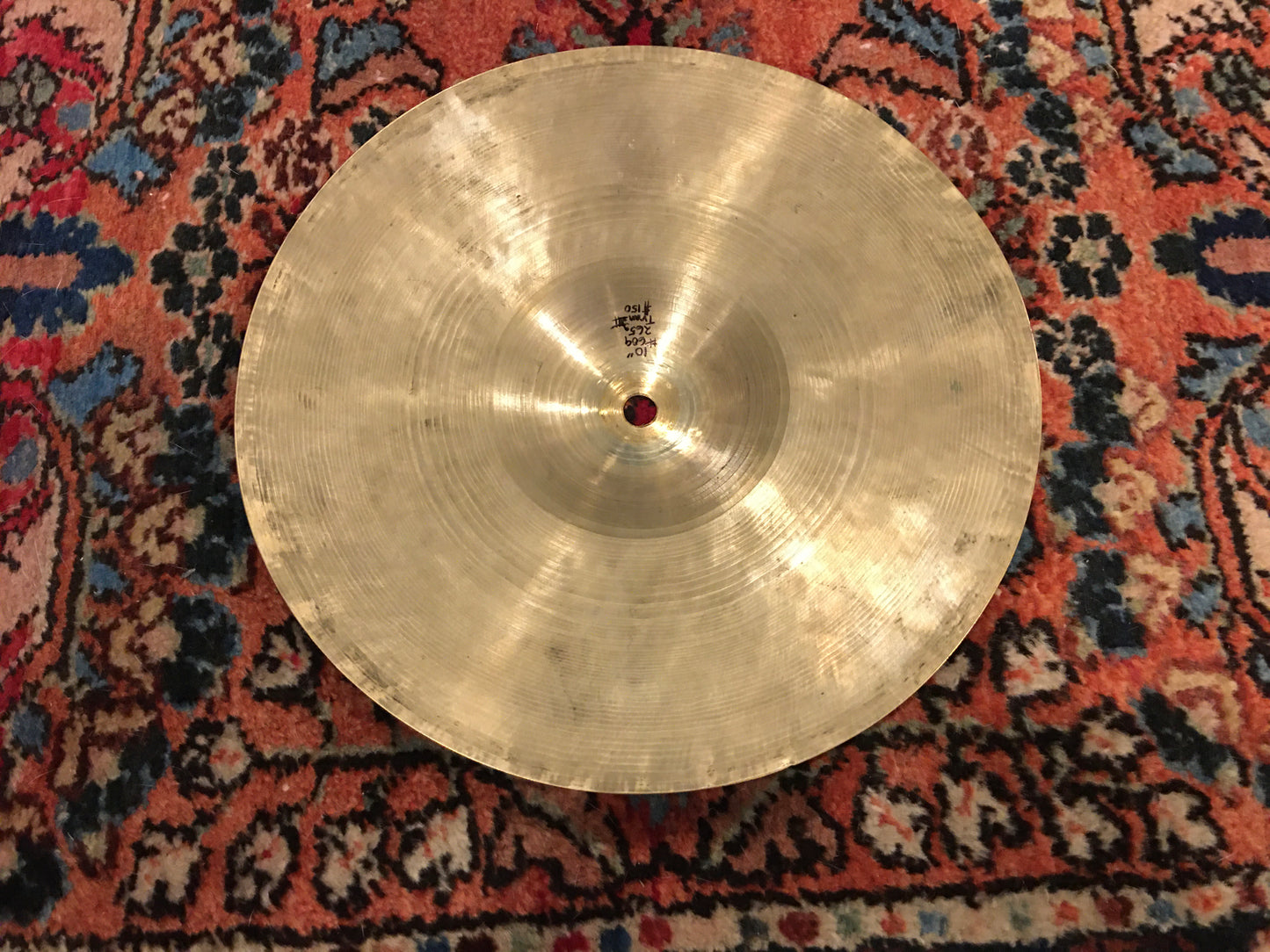10" Zildjian A 1950s Trans Stamp Splash Cymbal 265g #609