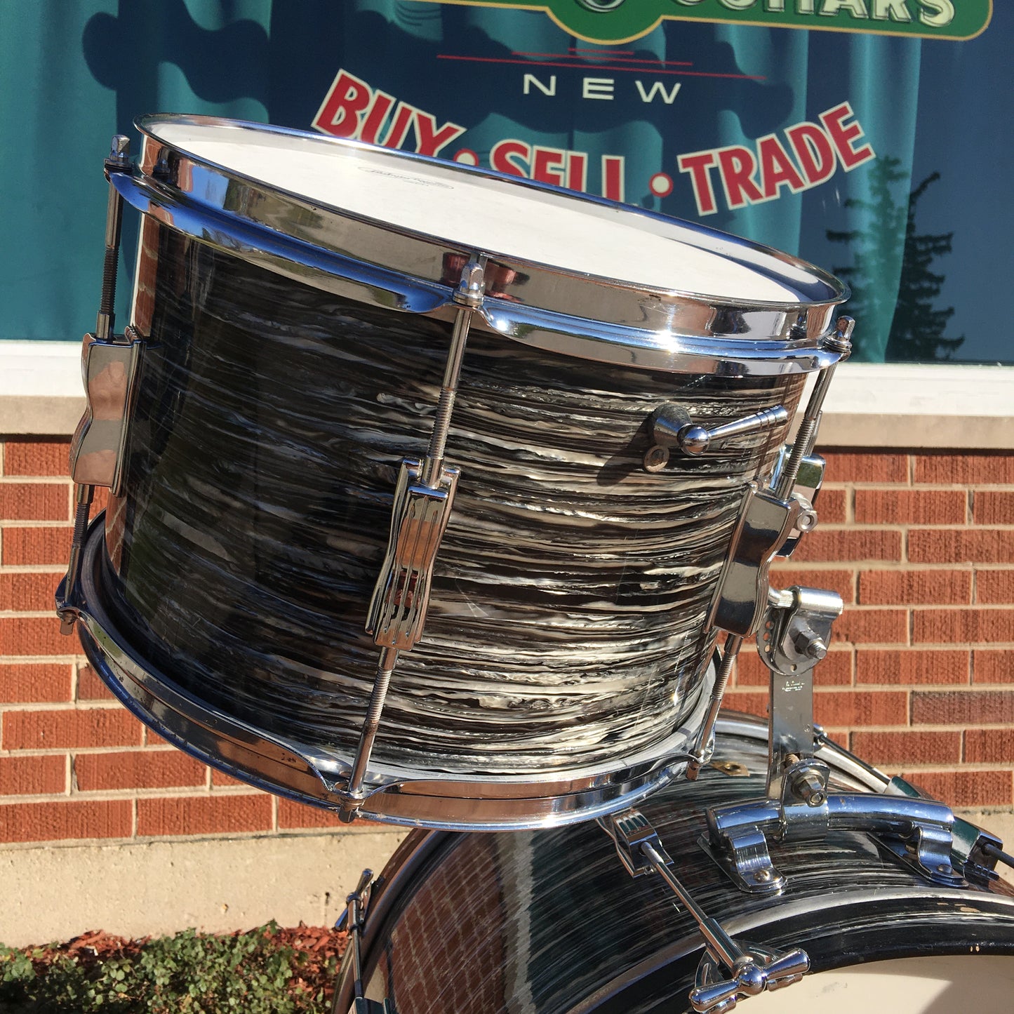 1966 Ludwig Club Date Drum Set Oyster Black Pearl 20/12/14