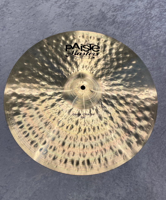 19" Paiste Masters Dark Crash Cymbal 1522g *Video Demo*
