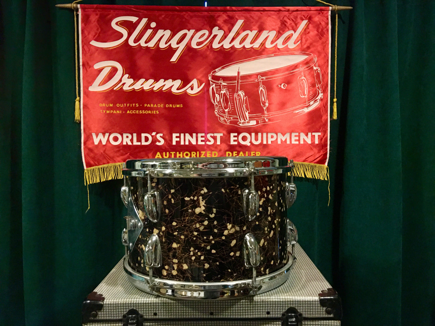 1965 Slingerland 8x12 Capri Pearl Tom Drum #1