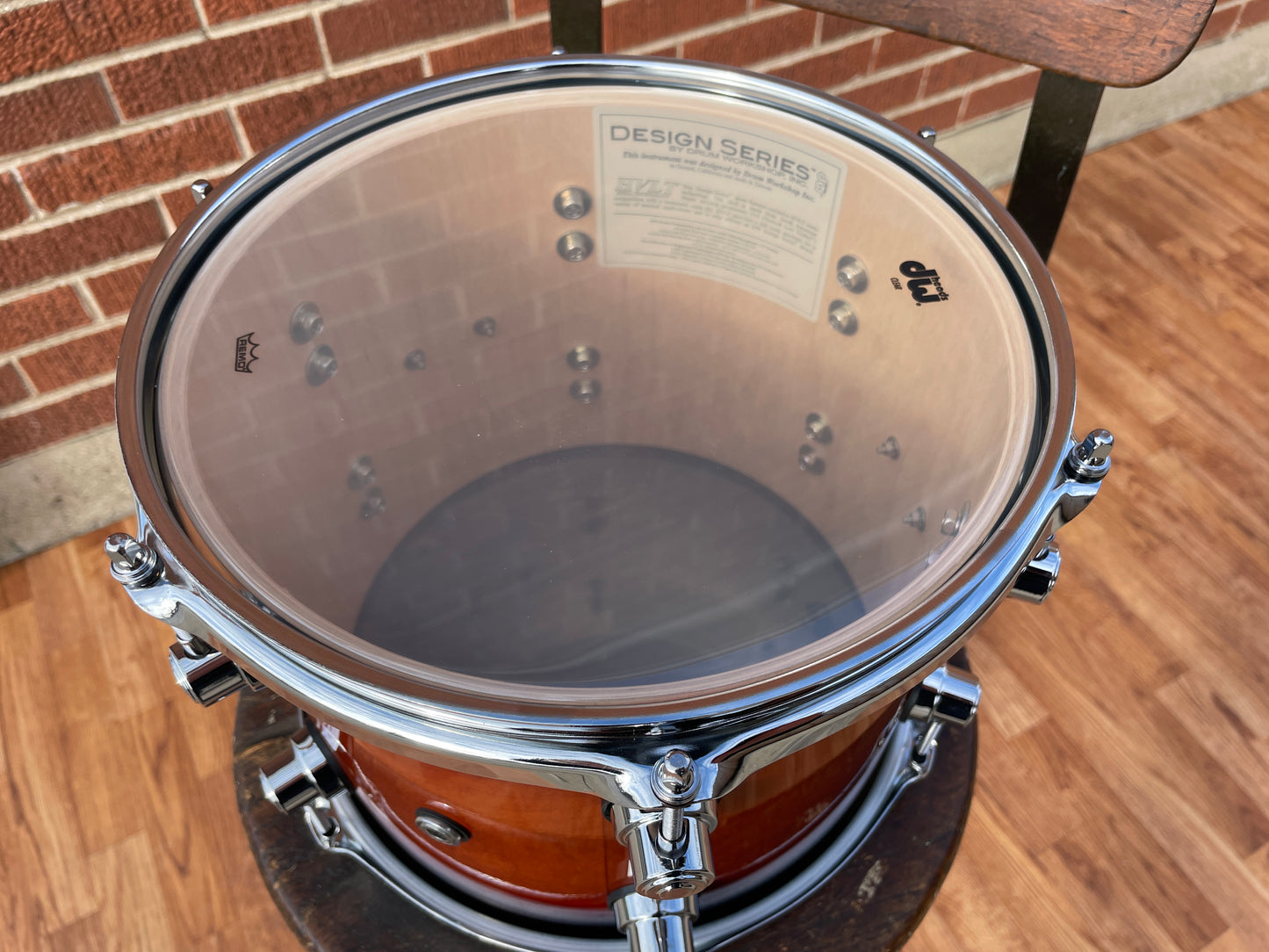 DW Design Series 8x10 Tom Drum Tobacco Burst Drum Workshop