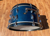 1956-59 Slingerland 2-N Jobbing Outfit Drum Set Blue Sparkle 20/12