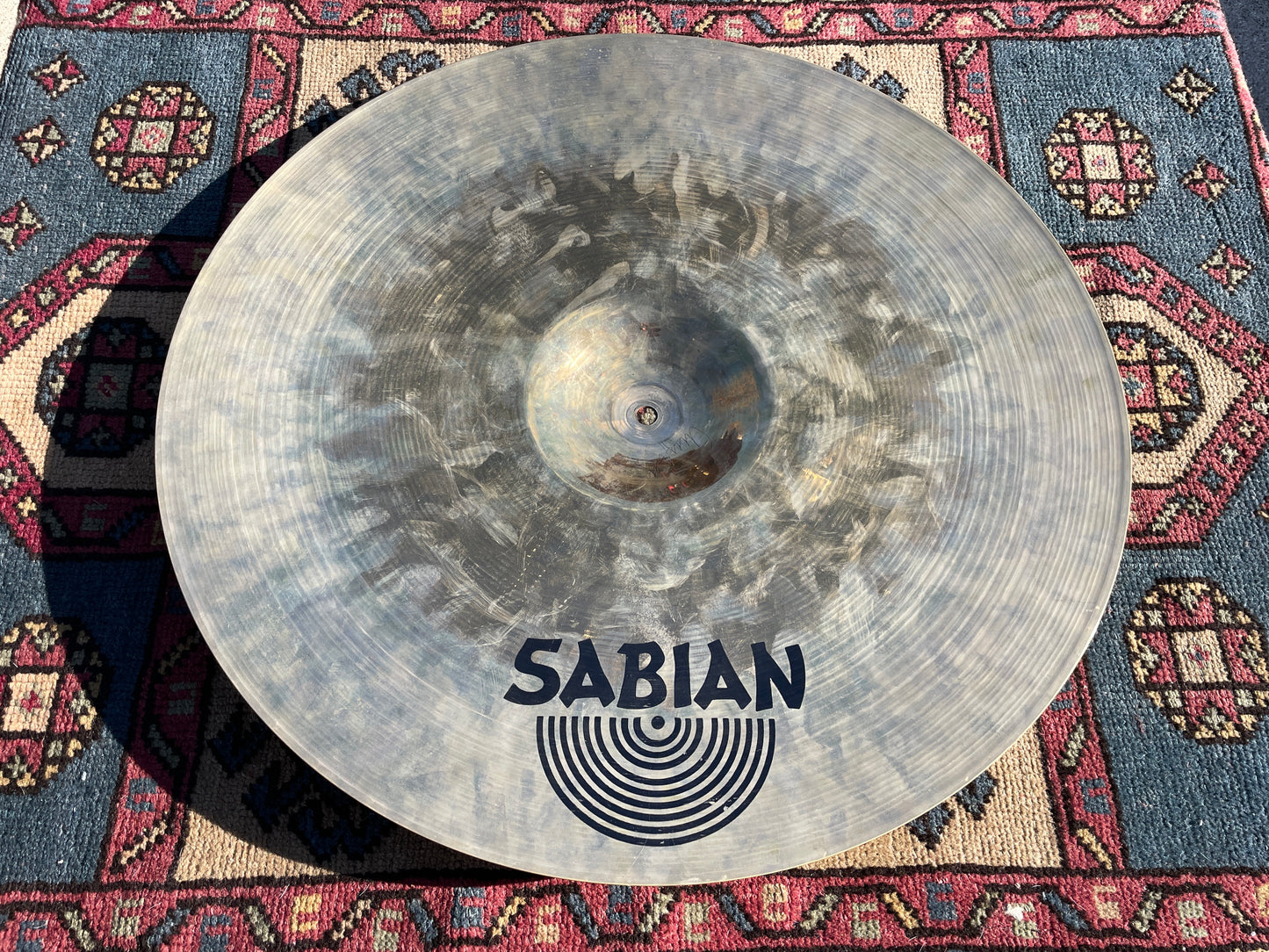 21" Sabian Hand Hammered HH Vintage Ride Cymbal 2220g Brilliant