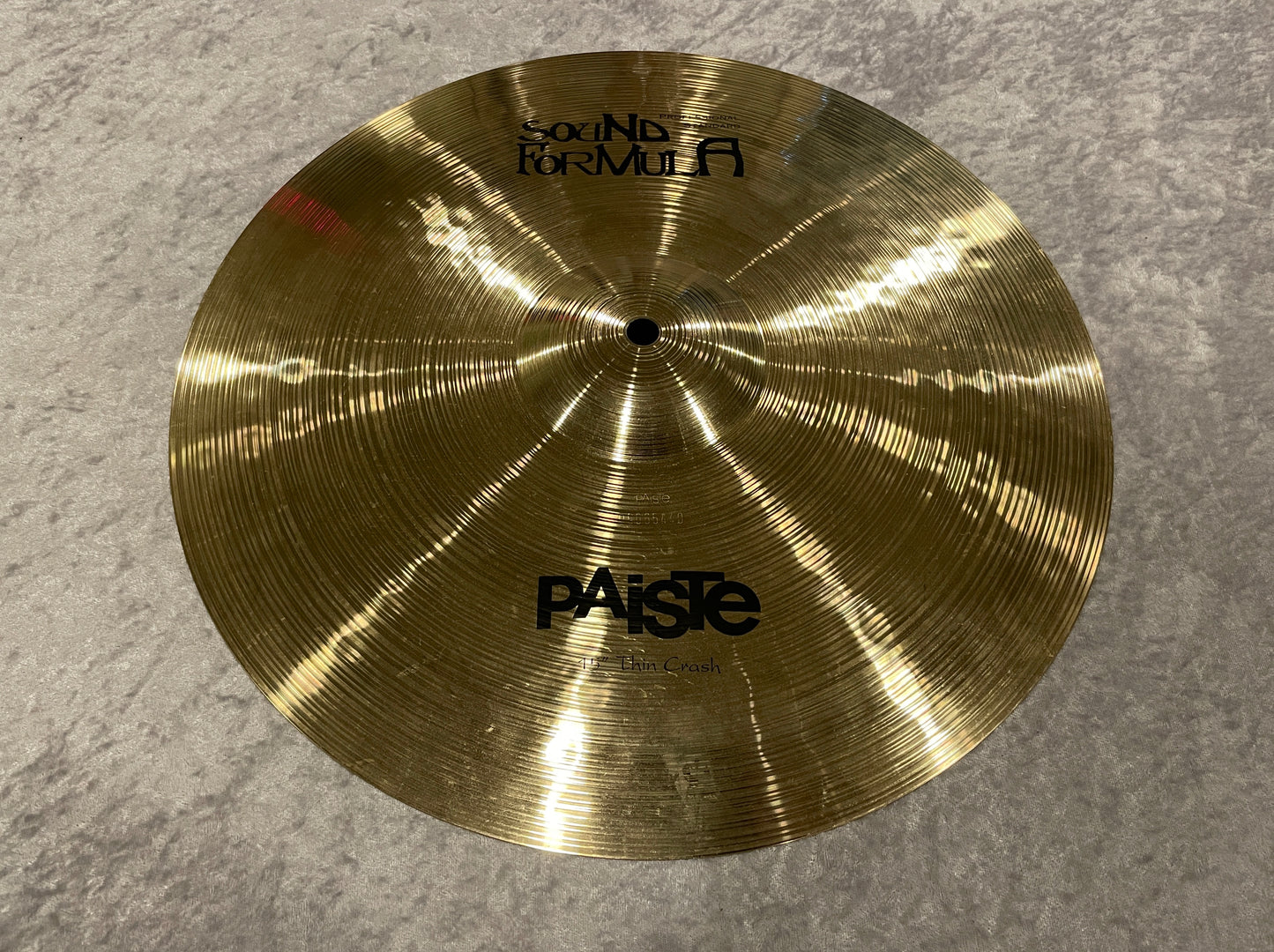 15" Paiste Sound Formula Thin Crash Cymbal 872g