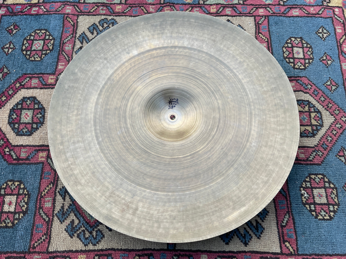 20" Zildjian A 1940s-1950s Trans Stamp Ride Cymbal 1926g #819 *Video Demo*