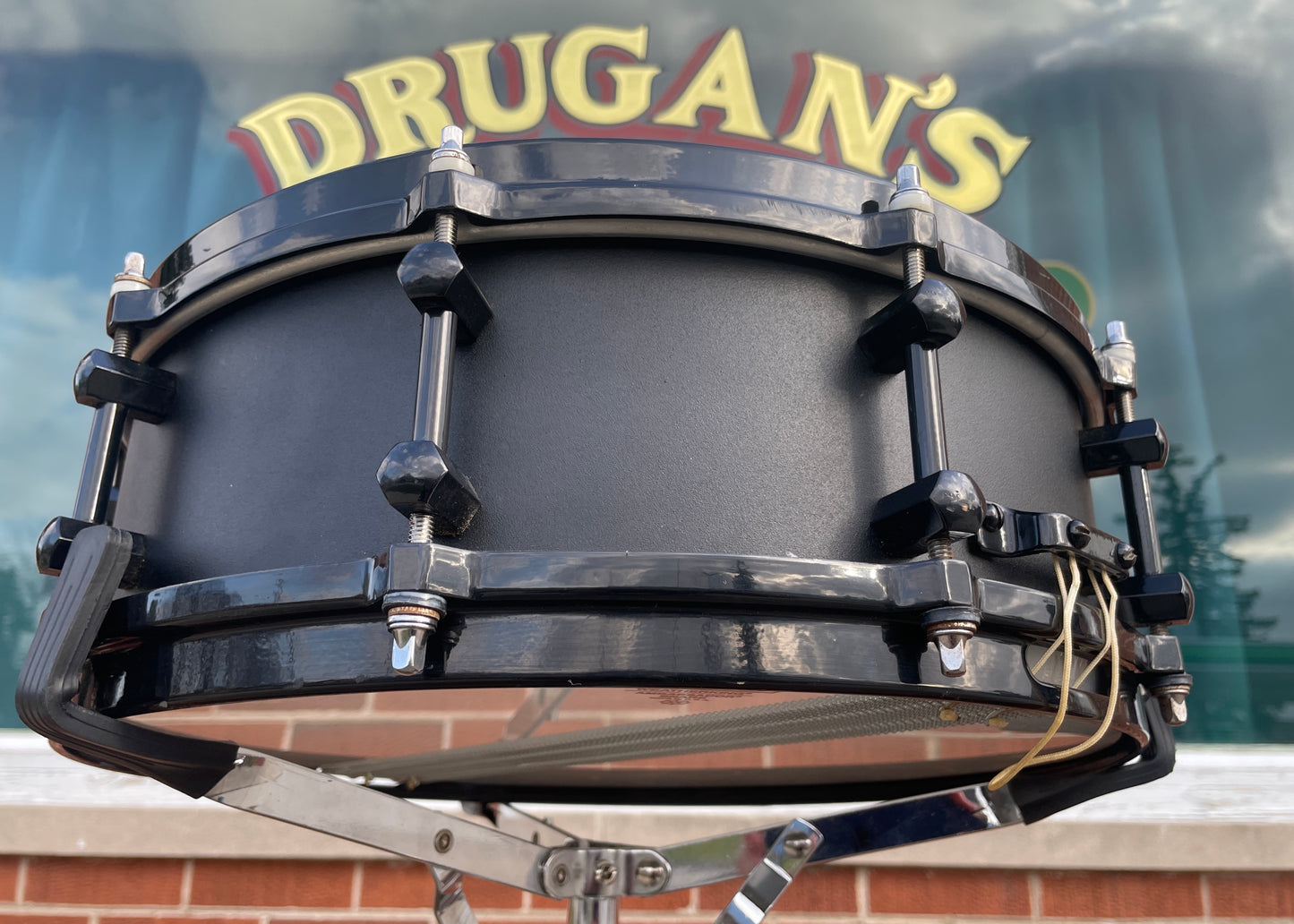 Noble & Cooley 4.75x14 Alloy Classic Snare Drum Black