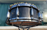 Gretsch 5.5x14 Crystal Tone Black Nickel Over Steel Snare Drum