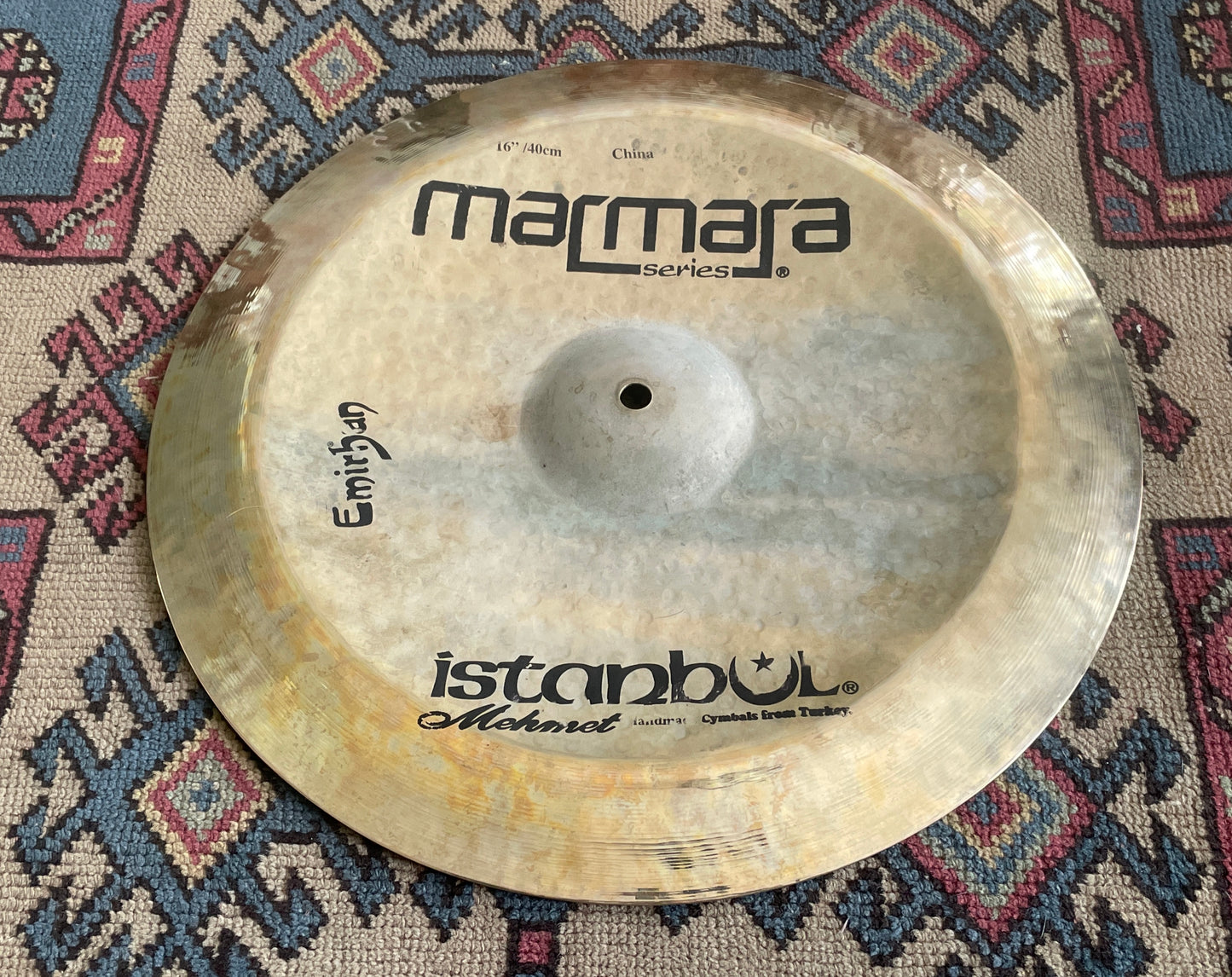 16" Istanbul Mehmet Marmara Series Emirhan China Cymbal 1070g *Video Demo*