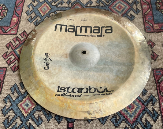 16" Istanbul Mehmet Marmara Series Emirhan China Cymbal 1070g *Video Demo*