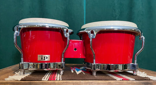 LP Bongos Fiberglass Red Latin Percussion