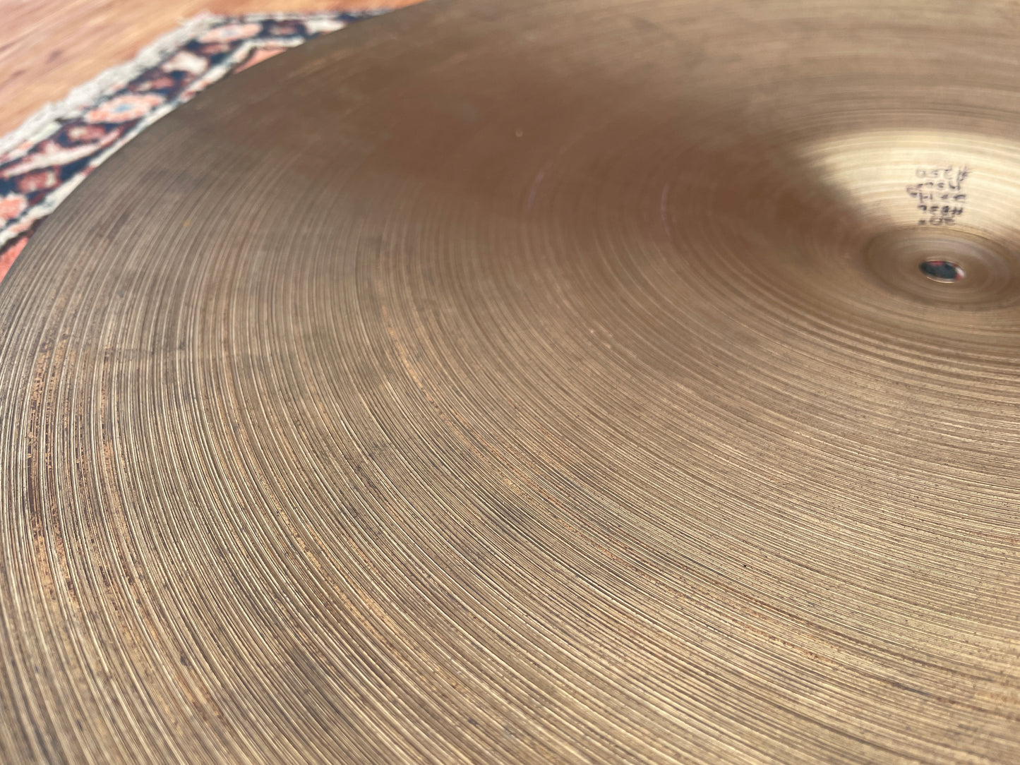 20" Zildjian A 1950s Small Stamp Ride Cymbal 2214g #836