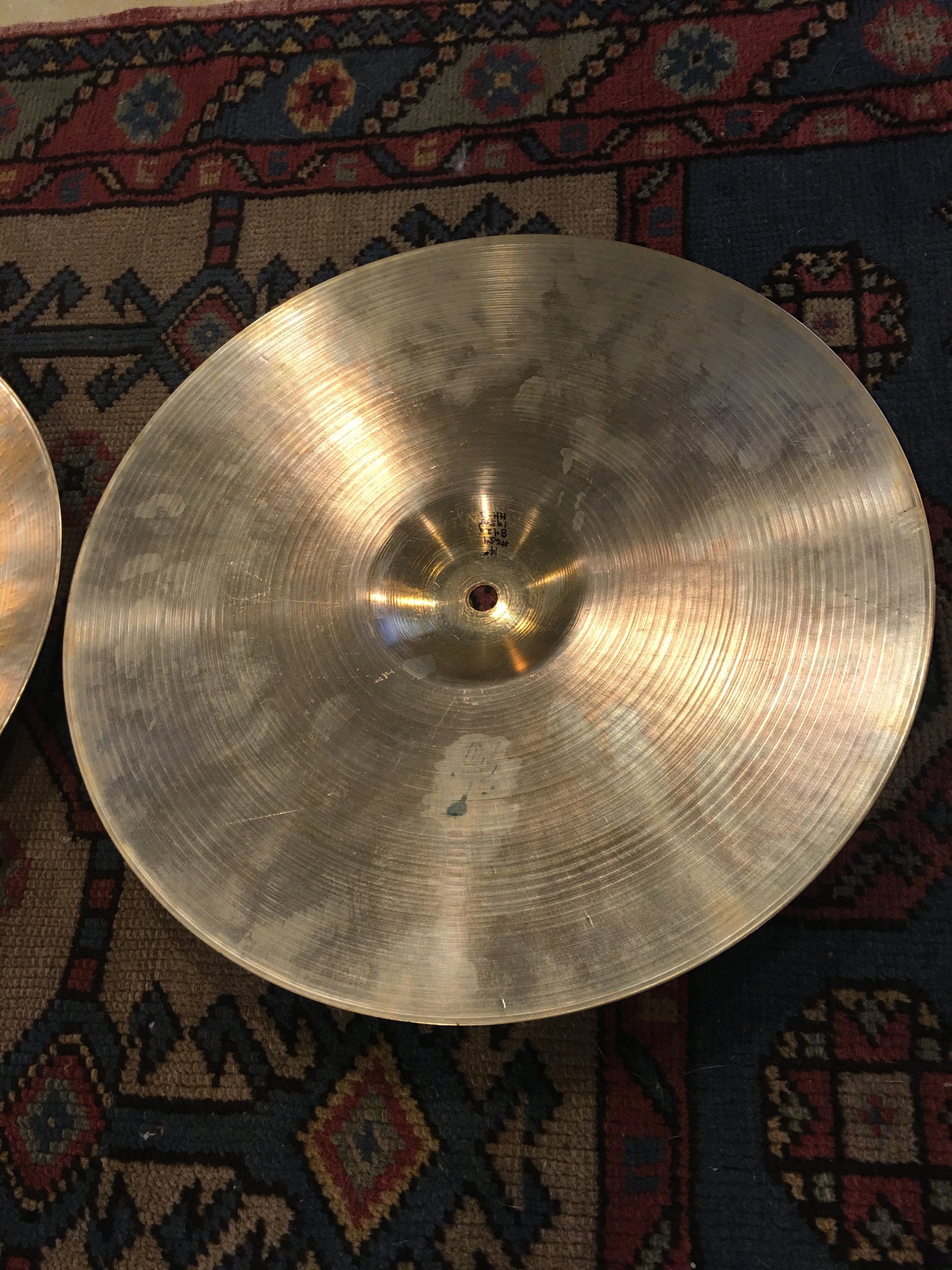 14" Zildjian A 1950s Hi-Hat Cymbal Set 756g/842g #659
