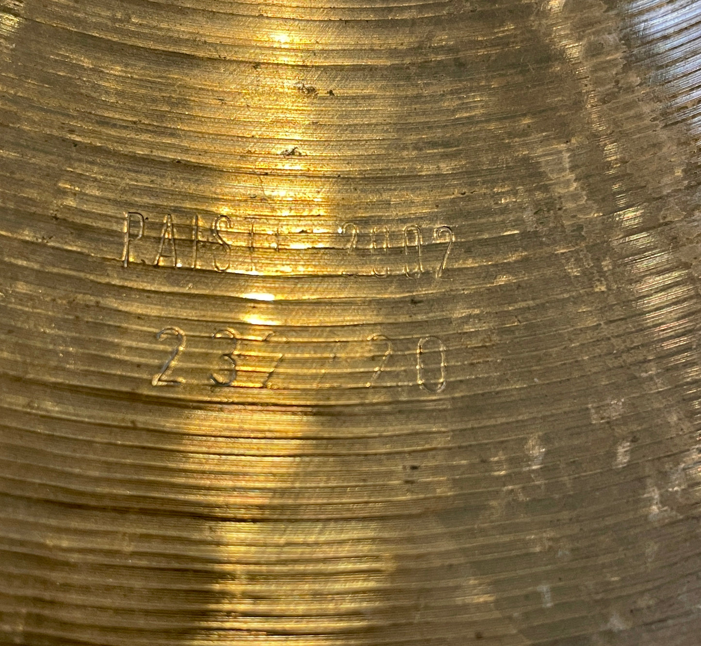 20" Paiste 1980s 2002 Ride Cymbal 2350g