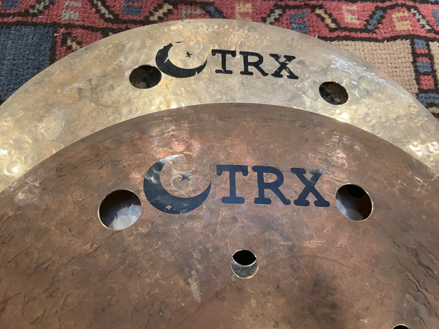 14" TRX Storm Hi-Hat Cymbal Pair Made In Turkey 1098g/1270g *Video Demo*