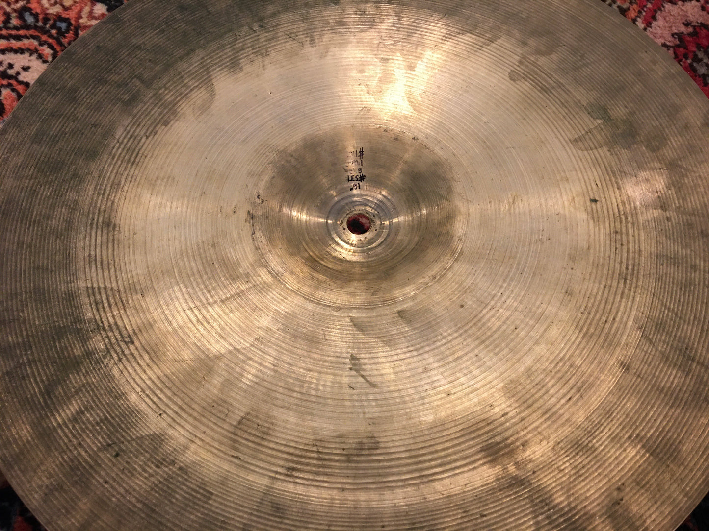 16" Zildjian A 1960s Crash Cymbal 898g #537 *Sound File*