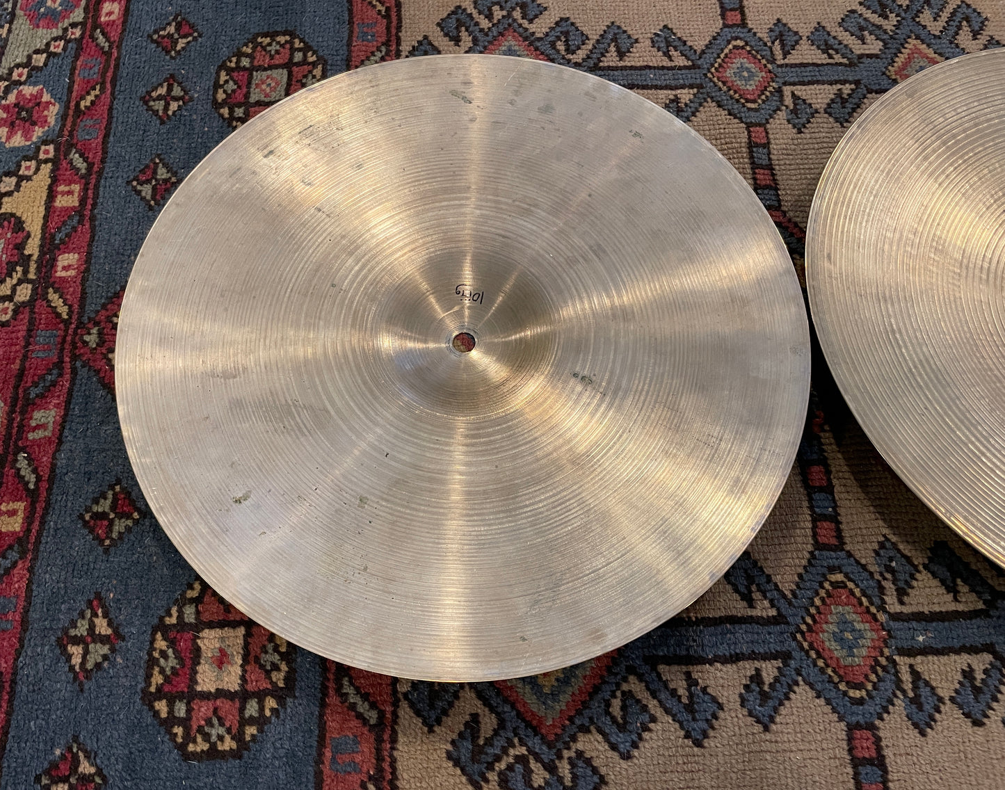 15" Zildjian A 1980s New Beat Hi-Hat Pair 1014g/1660g