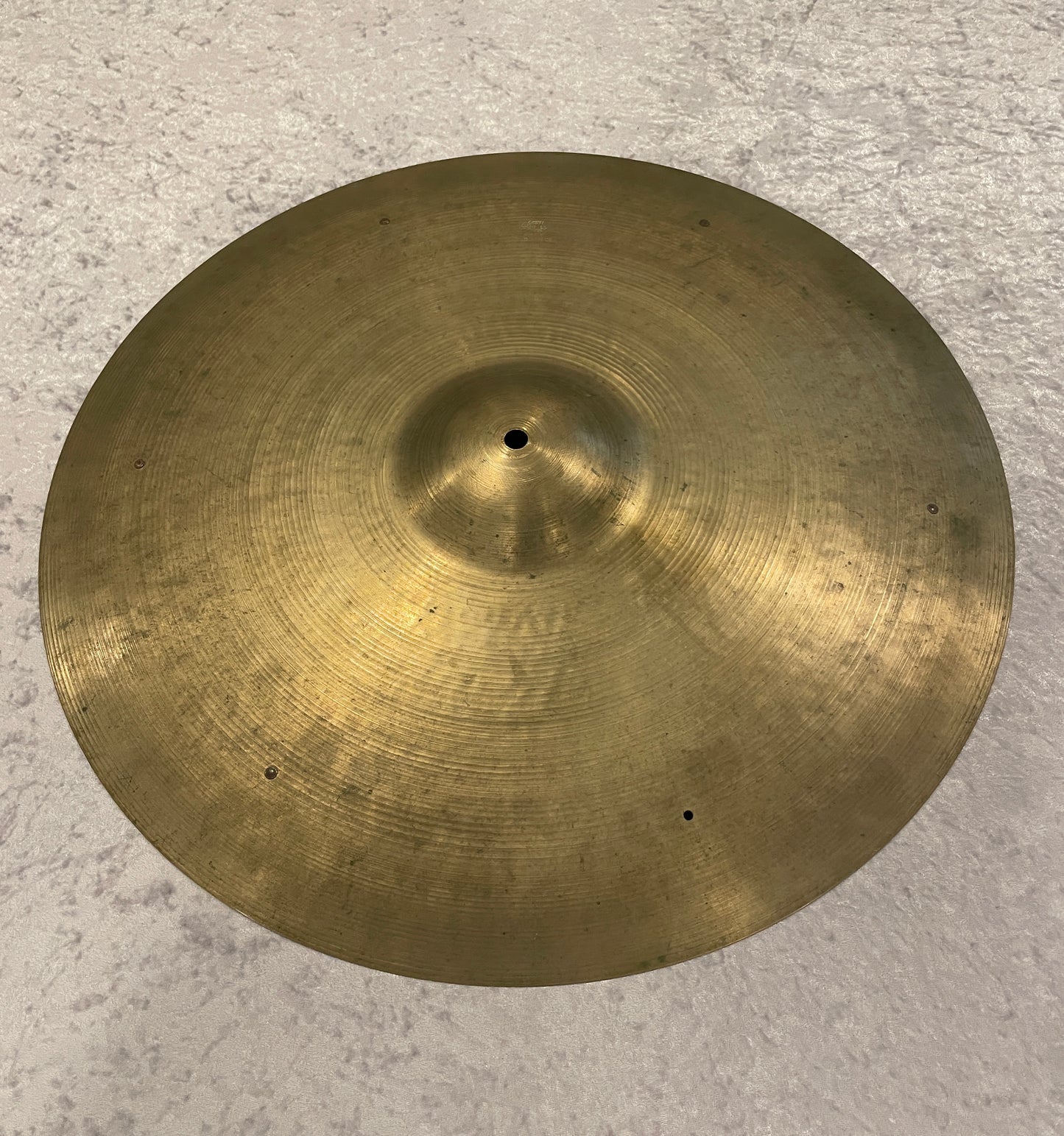 22" Zildjian A 1950s Small Stamp Ride Cymbal w/ Factory Rivets 2610g #791 *Video Demo*
