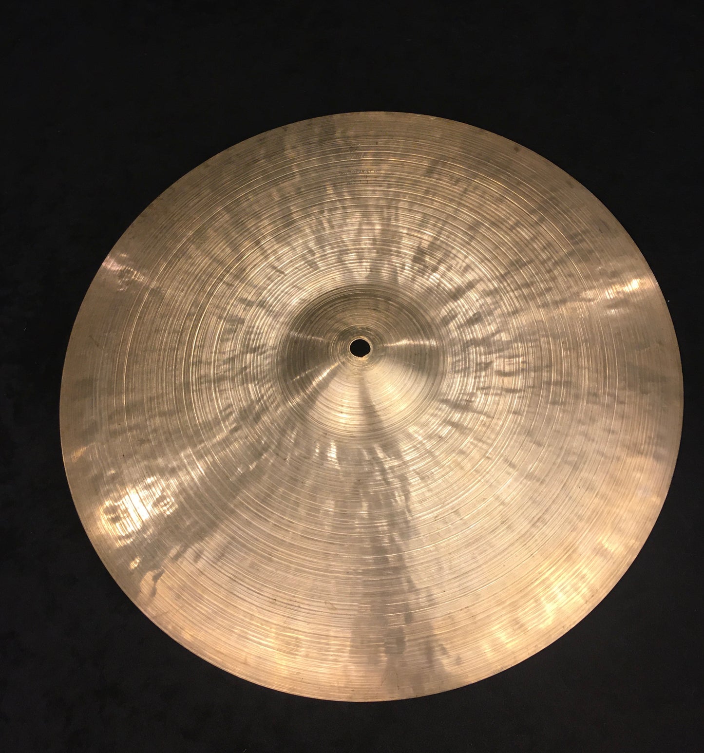 15" 1960s K Zildjian Istanbul New Stamp Hi-Hat / Crash Cymbal 878g #631