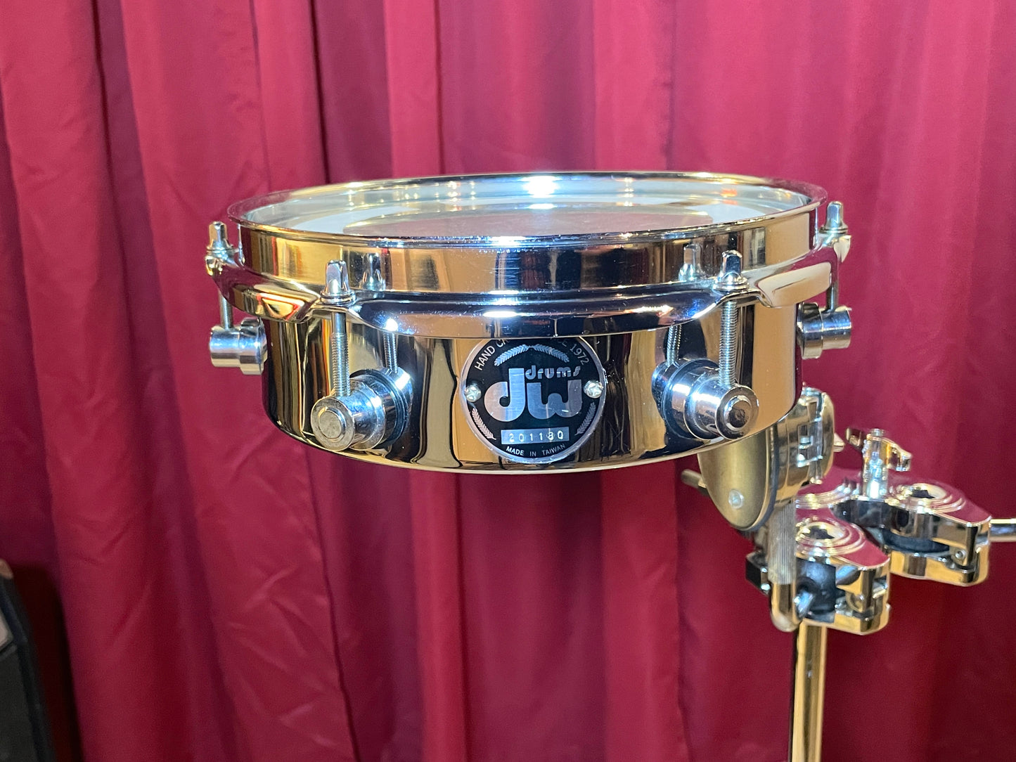 DW 10" Piccolo Tom Drum Chrome Drum Workshop 2.5x10