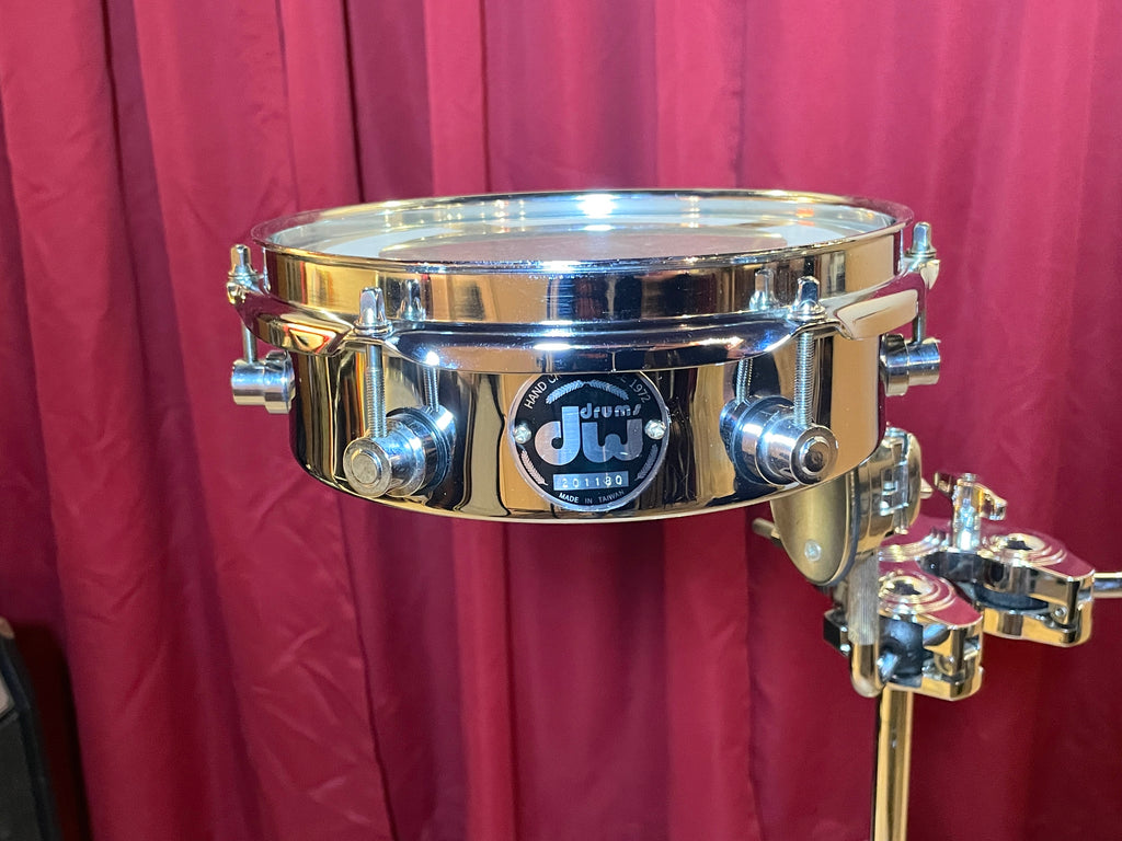 DW 10" Piccolo Tom Drum Chrome Drum 2.5x10 Drugan's Drums