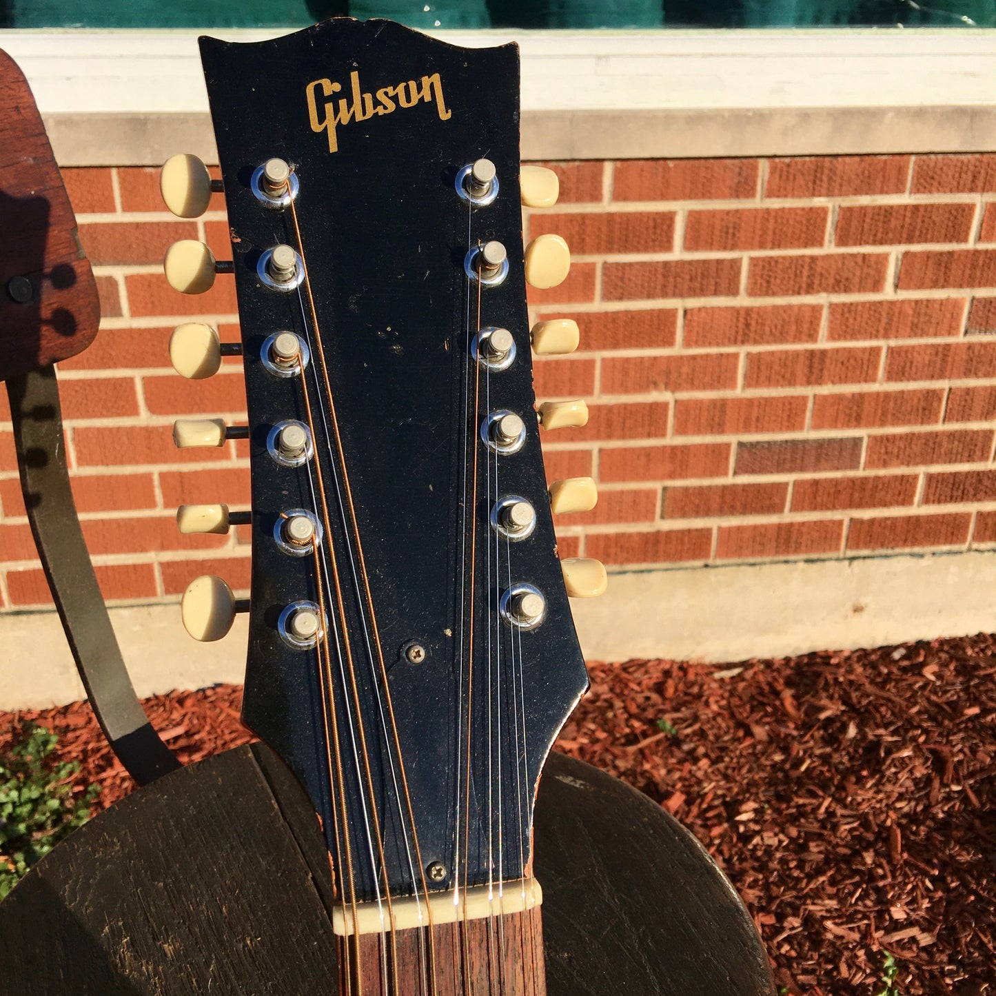 1966 Gibson B-25-12 Cherry Sunburst 12 String Acoustic Guitar