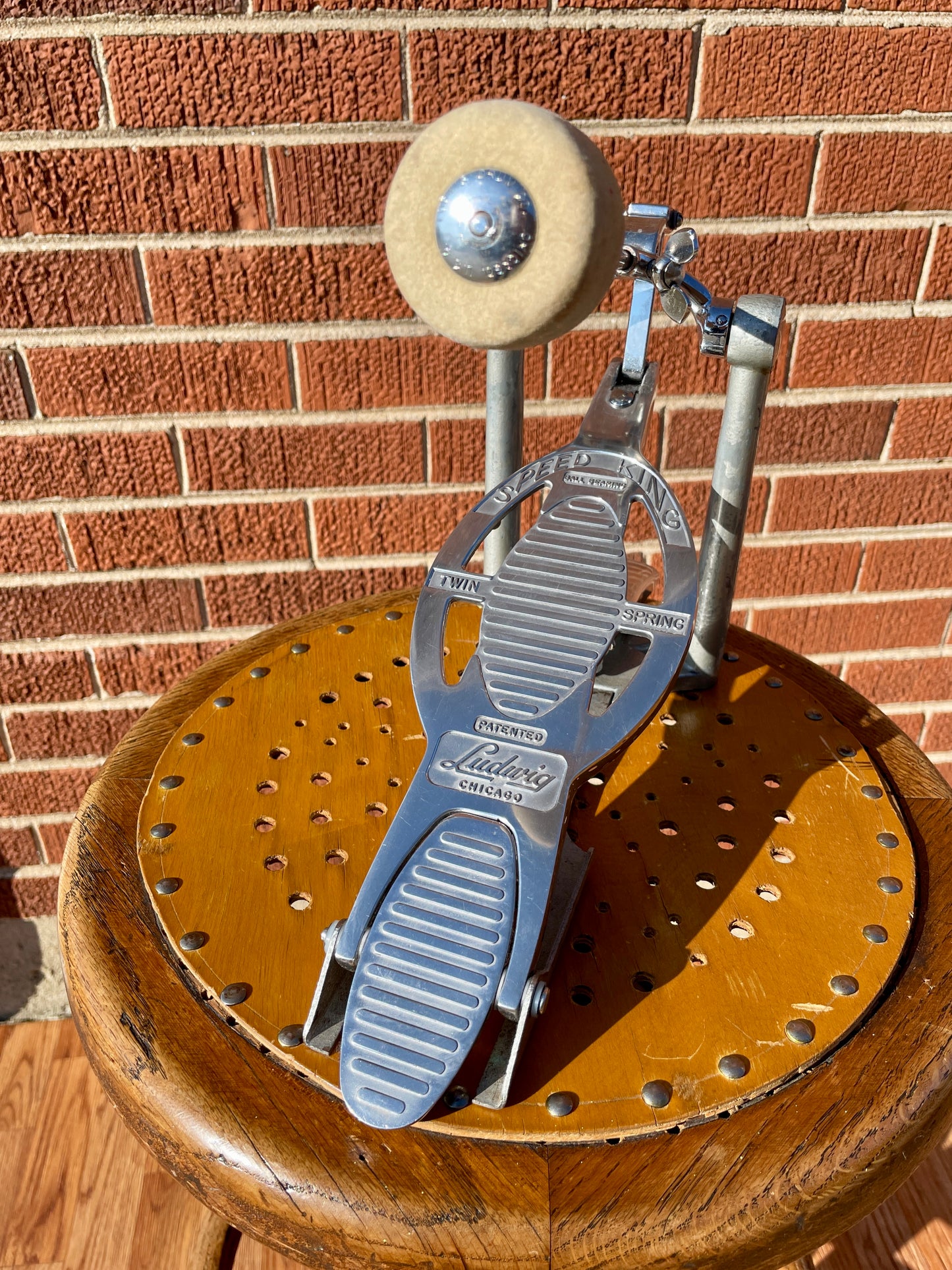 Vintage Ludwig Vitalizer Drums "Relic" Twin Spring Speed King Bass Drum Pedal