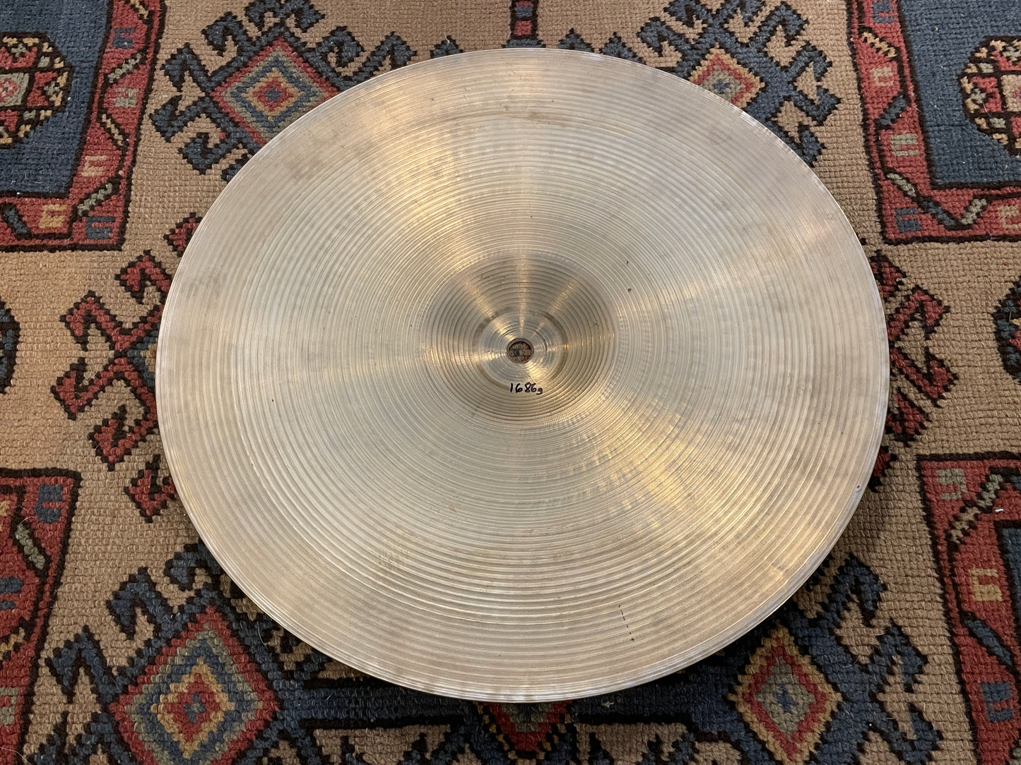 15" Zildjian A 1980s New Beat Hi-Hat Single Bottom Cymbal 1686g