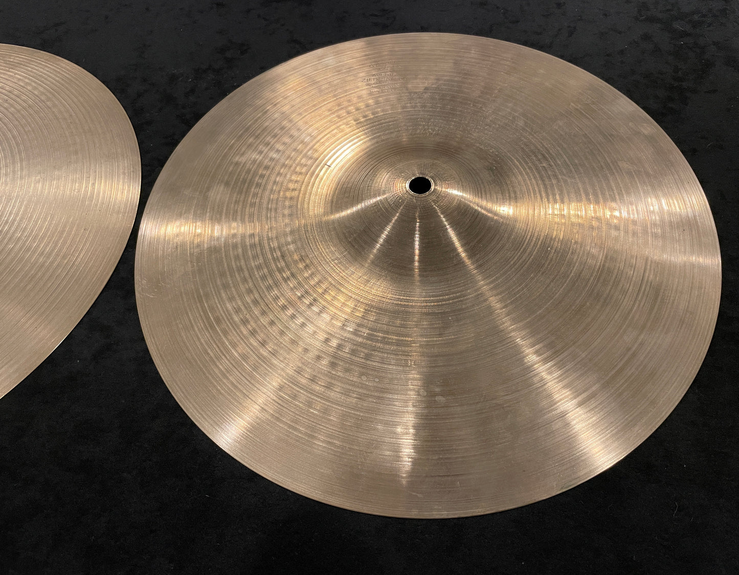 14" Zildjian A 1960s New Beat Hi-Hat Cymbal Pair 850g/1220g #861