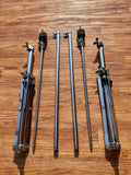 1960s Ludwig 1400 Flat Base Straight Cymbal Stand Pair (2 Pcs.)