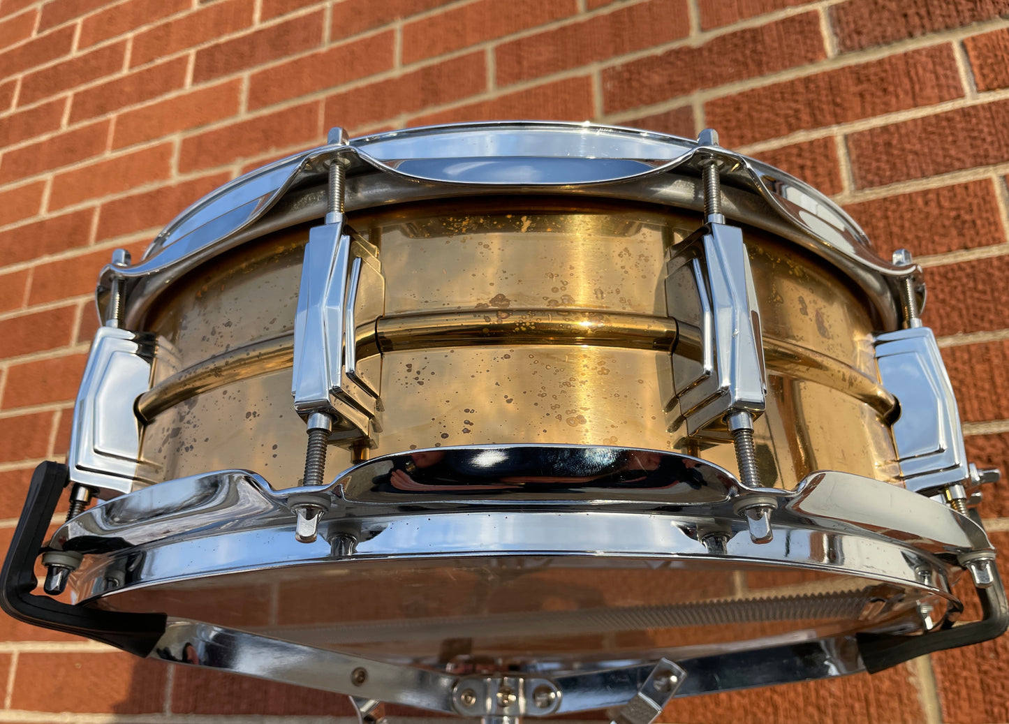 1990s Ludwig LB550 Bronze Supraphonic 5x14 Snare Drum