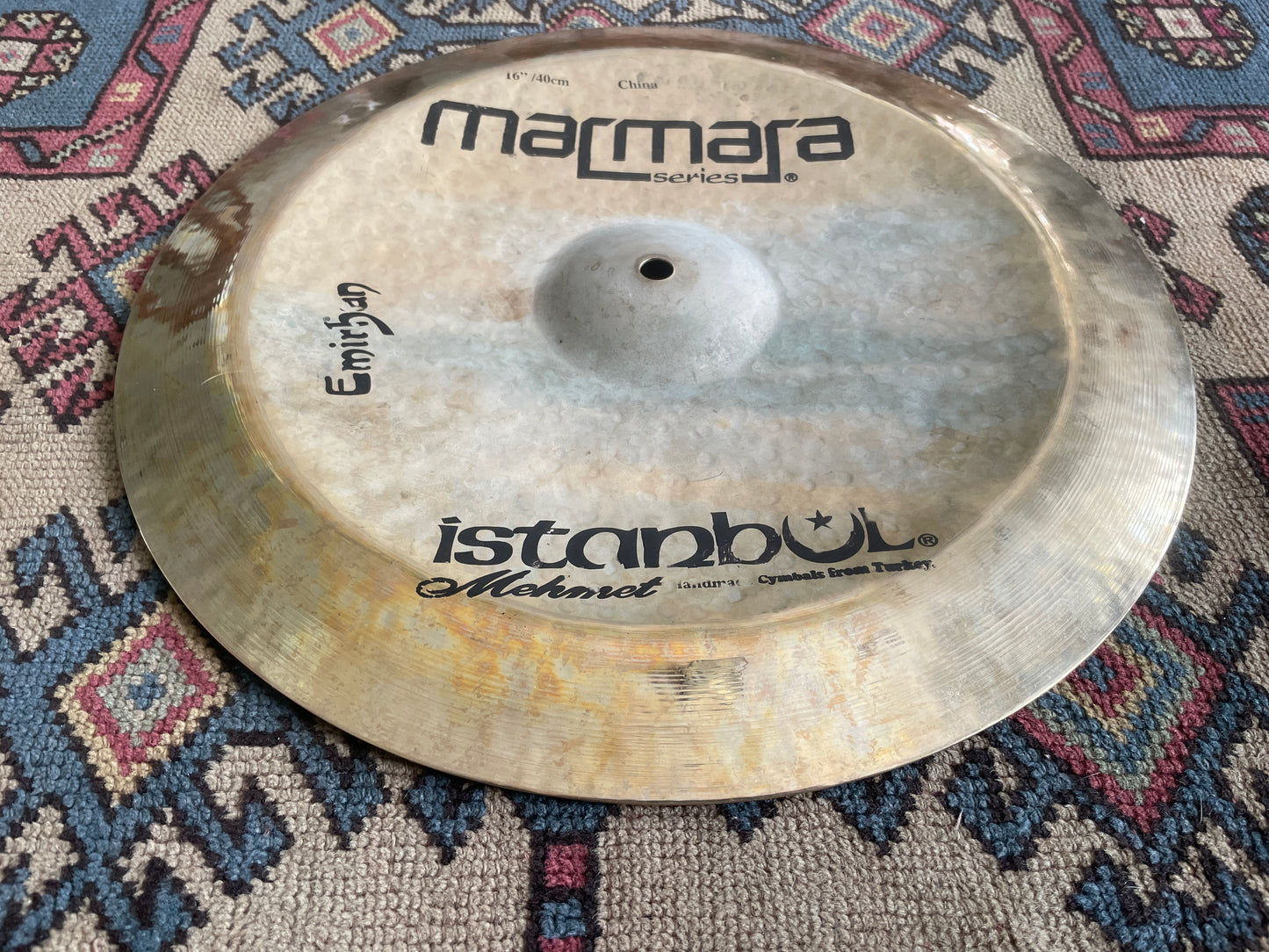 16" Istanbul Mehmet Marmara Series Emirhan China Cymbal 1070g *Video Demo*